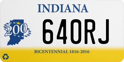 IN license plate 640RJ