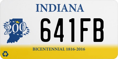 IN license plate 641FB