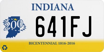 IN license plate 641FJ