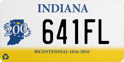 IN license plate 641FL