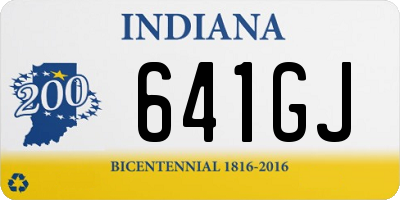 IN license plate 641GJ