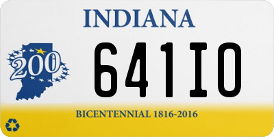 IN license plate 641IO