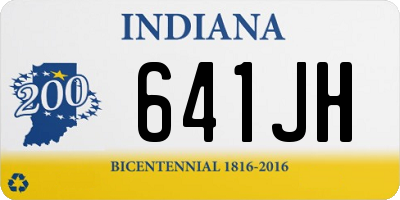 IN license plate 641JH