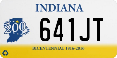 IN license plate 641JT