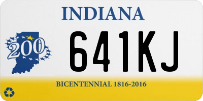 IN license plate 641KJ