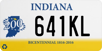 IN license plate 641KL