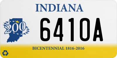 IN license plate 641OA