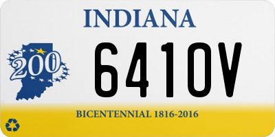 IN license plate 641OV