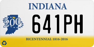 IN license plate 641PH