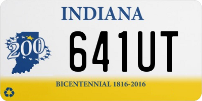 IN license plate 641UT