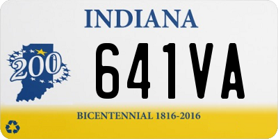 IN license plate 641VA