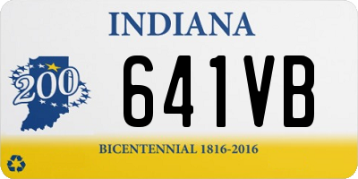 IN license plate 641VB