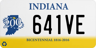 IN license plate 641VE