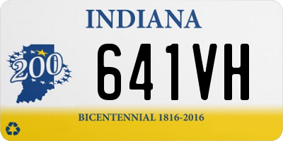 IN license plate 641VH
