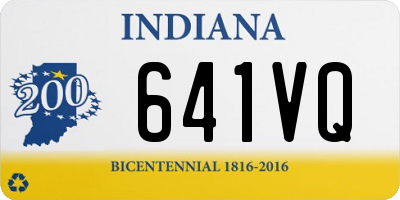IN license plate 641VQ