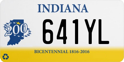 IN license plate 641YL