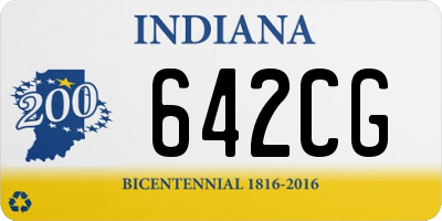 IN license plate 642CG