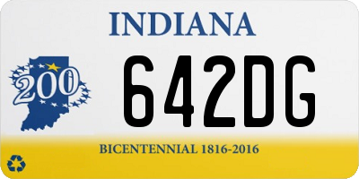 IN license plate 642DG