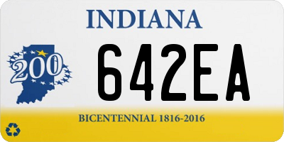 IN license plate 642EA