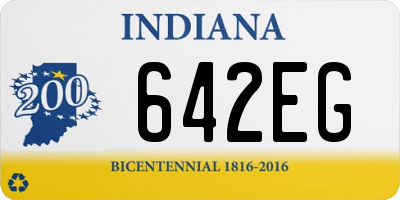 IN license plate 642EG