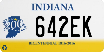 IN license plate 642EK