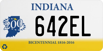 IN license plate 642EL