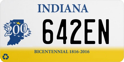 IN license plate 642EN