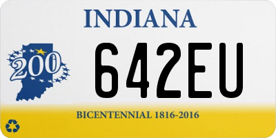 IN license plate 642EU