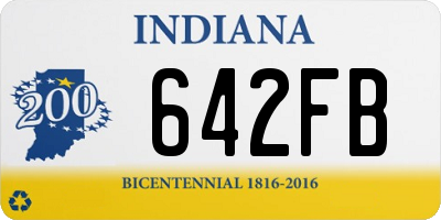 IN license plate 642FB