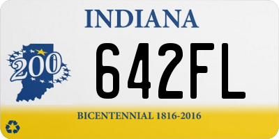 IN license plate 642FL