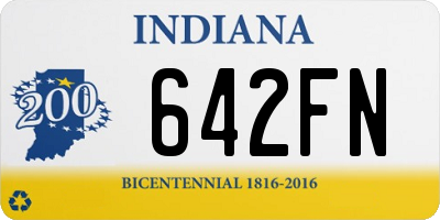 IN license plate 642FN