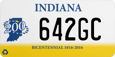 IN license plate 642GC