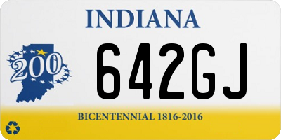 IN license plate 642GJ