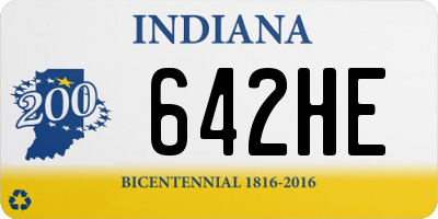 IN license plate 642HE