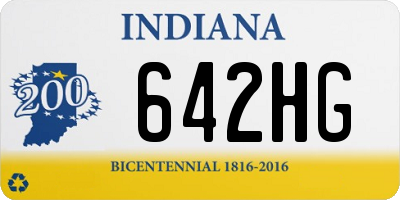 IN license plate 642HG