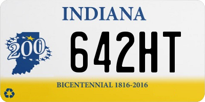 IN license plate 642HT