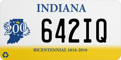 IN license plate 642IQ