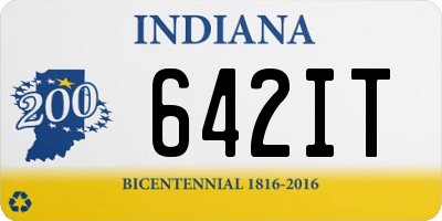 IN license plate 642IT