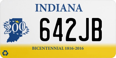 IN license plate 642JB