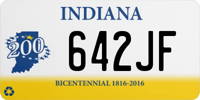 IN license plate 642JF