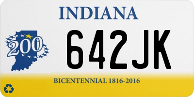 IN license plate 642JK