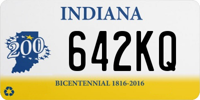 IN license plate 642KQ