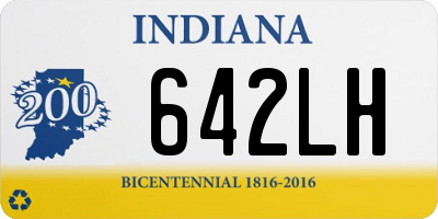 IN license plate 642LH