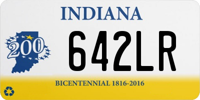 IN license plate 642LR