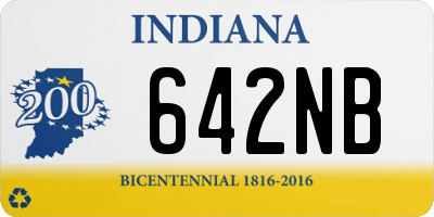 IN license plate 642NB