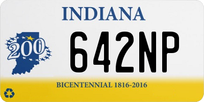 IN license plate 642NP