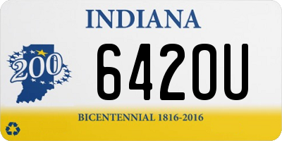 IN license plate 642OU