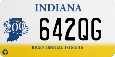 IN license plate 642QG