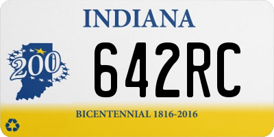 IN license plate 642RC