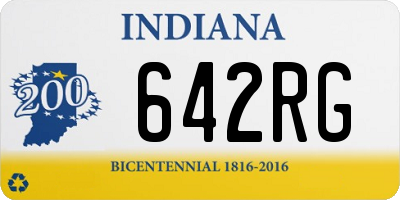 IN license plate 642RG